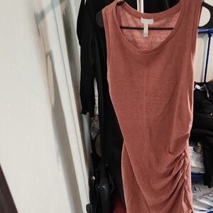Leith Sleeveless Terracotta Tank Top